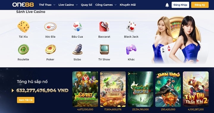 Danh sách các game bài đổi thưởng ONE88 hấp dẫn